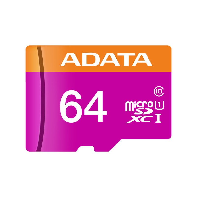 کارت حافظه microSDXC ای دیتا مدل Premier کلاس 10 استاندارد UHS-I U1 سرعت 80MBps ظرفیت 64 گیگابایت به همراه آداپتور SD