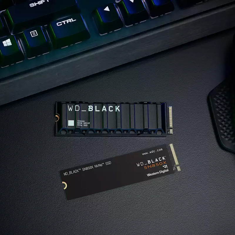 اس اس دی اینترنال PCIe Gen4 x4 وسترن دیجیتال مدل WD Black SN850X ظرفیت 4 ترابایت