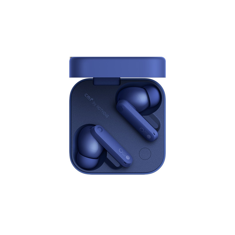 هندزفری بلوتوثی ناتینگ مدل CMF Buds Pro 2 با نویز کنسلینگ فعال (ANC)، درگاه شارژ USB Type-C، دارای میکروفون سهگانه با قابلیت حذف صدای باد، مقاوم در برابر رطوبت و عرق (IP55)