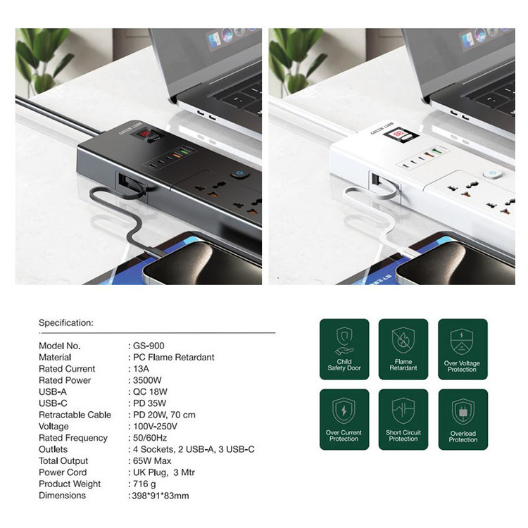 چندراهی برق گرین لاین مدل GS-800