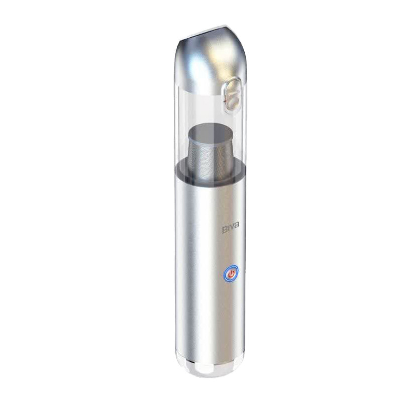 جارو شارژی خودرو بیوا مدل BVC-02s با توان مکش 120 AirWatt، باتری 2200mAh، ظرفیت مخزن 200ml، چراغ قوه و چراغ چشمکزن هشدار، شارژدهی سریع و طراحی جمعوجور مناسب تمیزکاری داخل خودرو و مبلمان