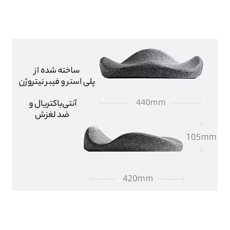 زیرنشیمنی طبی لباند مدل LB-SE002 سایز 44*42*10.5 سانتی متر