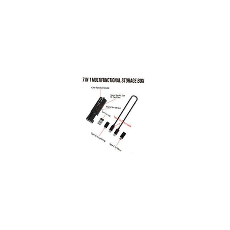 کابل تبدیل USB-C/USB به لایتنینگ/USB-C/MicroUSB بیوا مدل C-17 طول 0.28 متر