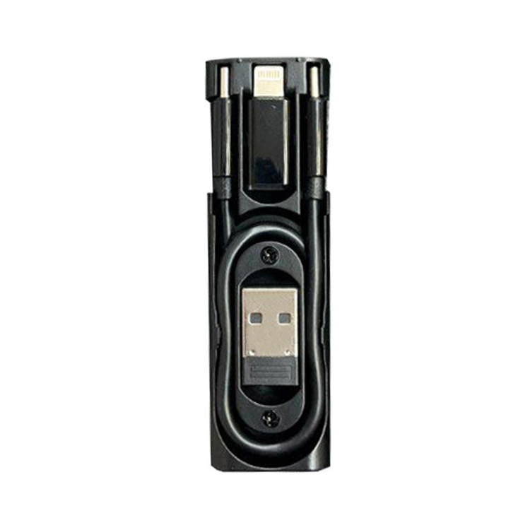 کابل تبدیل USB-C/USB به لایتنینگ/USB-C/MicroUSB بیوا مدل C-17 طول 0.28 متر