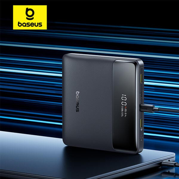 پاوربانک 100 وات باسئوس مدل Blade H1 P10021604123-00 ظرفیت 20000 میلی آمپر ساعت