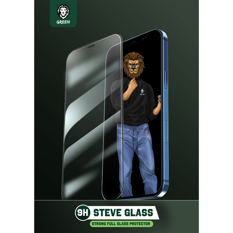 محافظ صفحه نمایش گرین لاین مدل Steve مناسب برای گوشی موبایل اپل iPhone 13 / 13 Pro