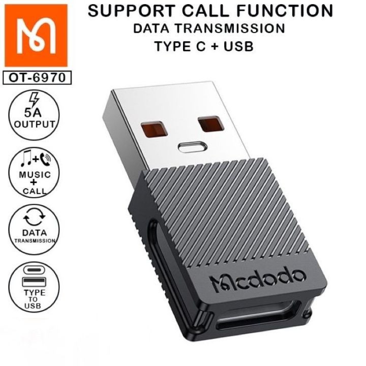 مبدل USB-C به USB-A 2.0 مک دودو مدل OT-697