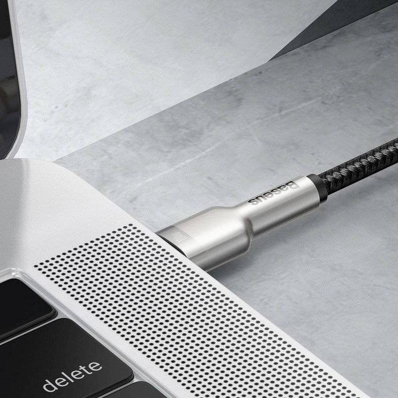 کابل تبدیل USB-C باسئوس مدل Metal Series 100W طول 2 متر