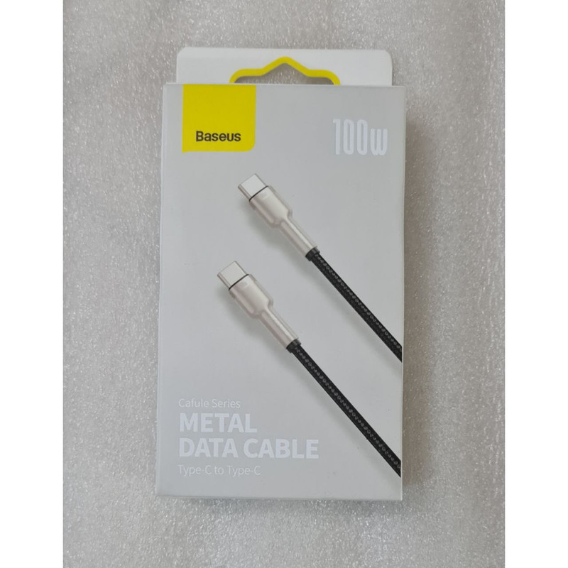 کابل تبدیل USB-C باسئوس مدل Metal Series 100W طول 2 متر