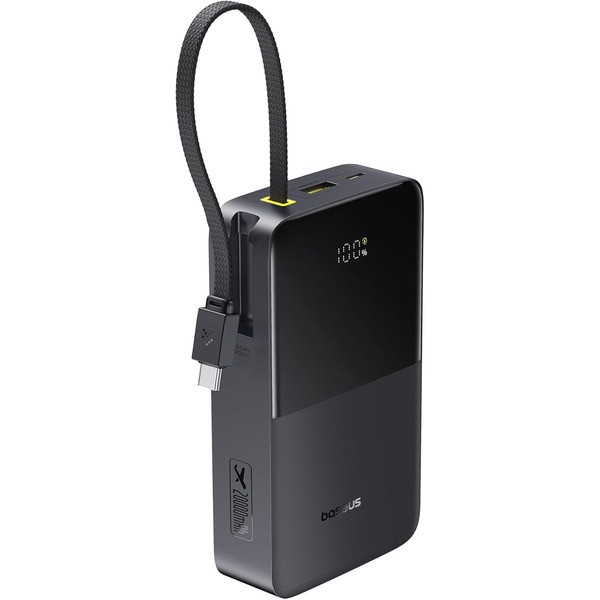 پاوربانک 22.5 وات بیسوس مدل ENERFILL PPBD2P-2020 ظرفیت 20000 میلی آمپر ساعت به همراه کابل USB-C