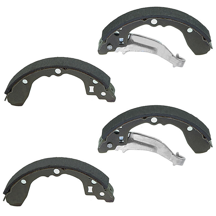 لنت ترمز عقب خودرو لنت پارس مدل 1-71059 دو جفت مناسب برای سایپا پراید 151 (وانت)، تیبا، تیبا 2، ساینا، کوییک، کیا ریو