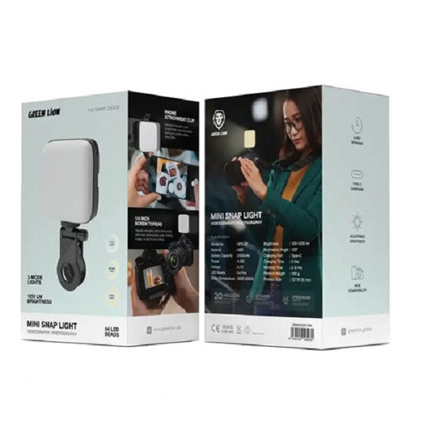 نور ثابت ال ای دی گرین لاین مدل mini snap light
