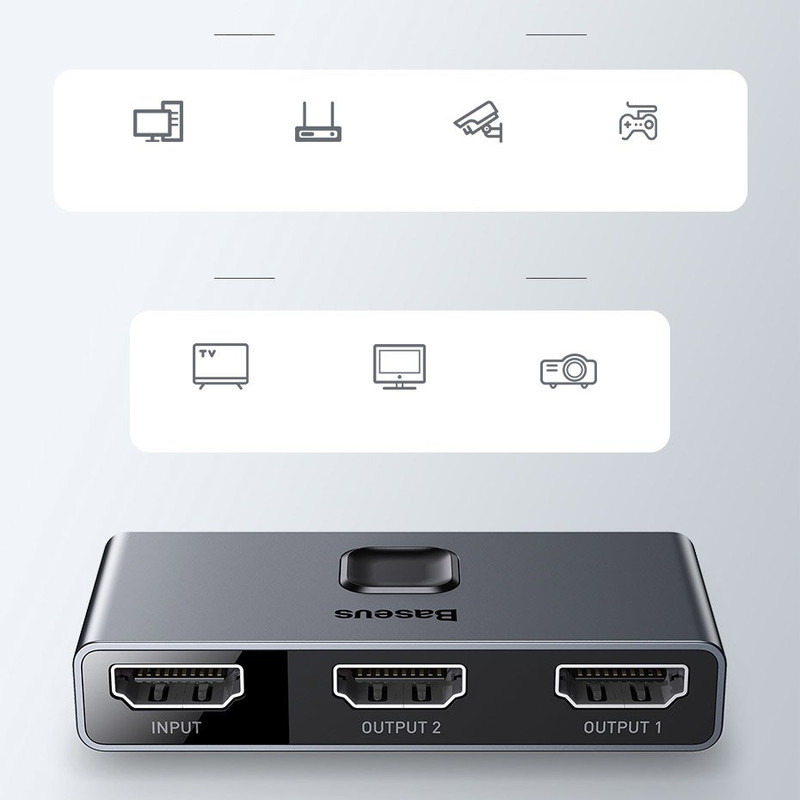 اسپلیتر HDMI باسئوس مدل HDSPHUB-01