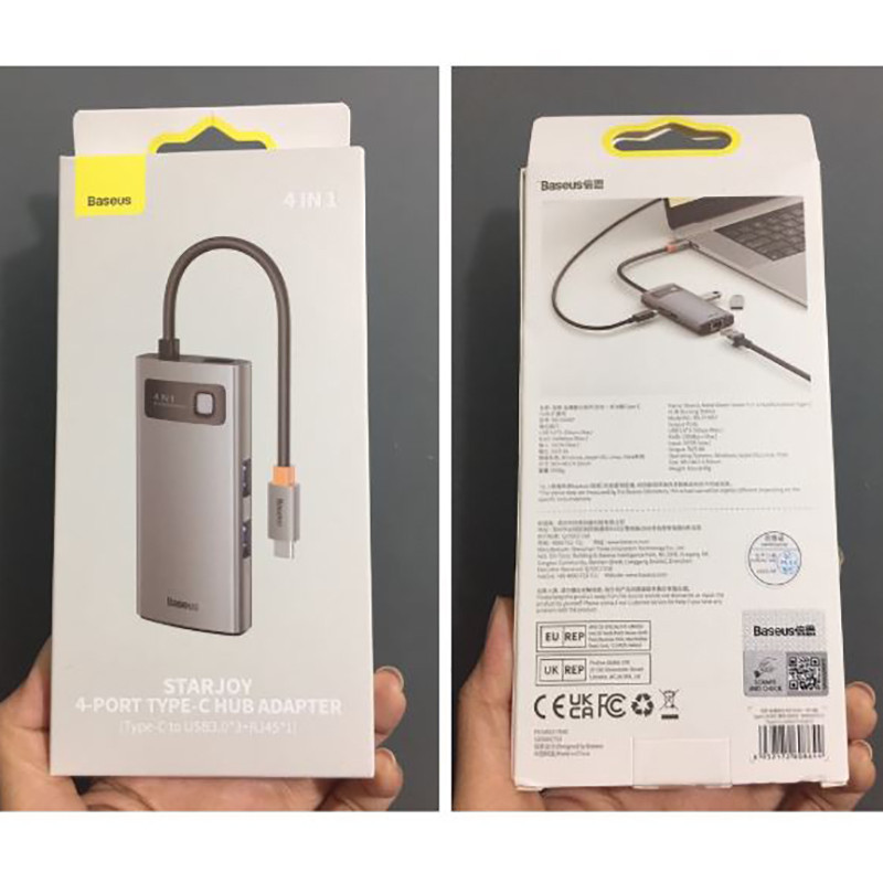 هاب 4 پورت USB-C باسئوس مدل Starjoy BS-OH067