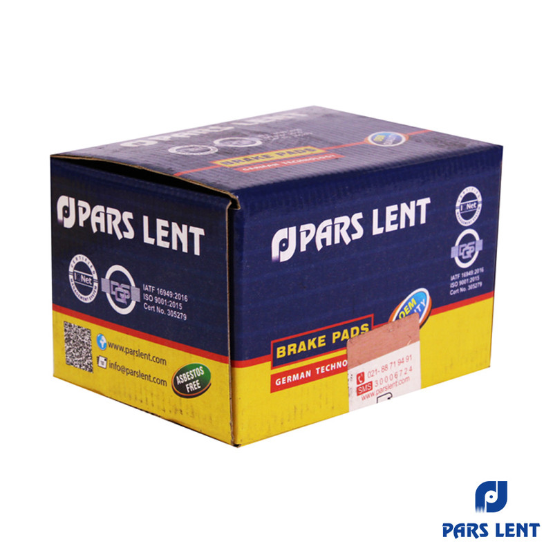 لنت ترمز عقب لنت پارس مدل PL80155 مناسب برای پژو 405 SLX