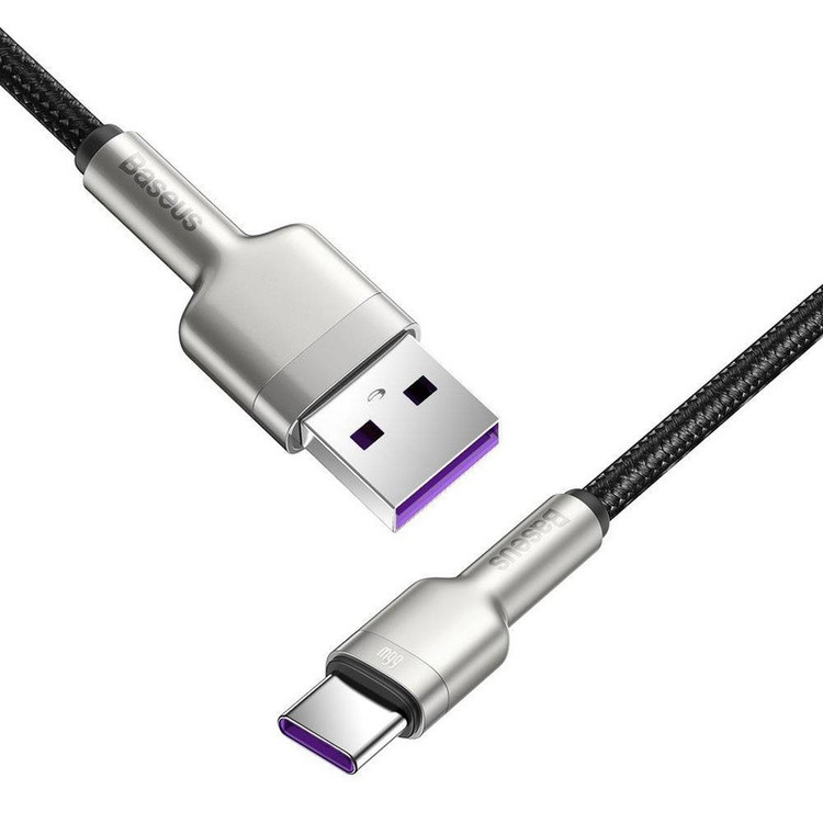 کابل تبدیل USB به USB-C بیسوس مدل HIGH CURRENT 66W طول 1 متر
