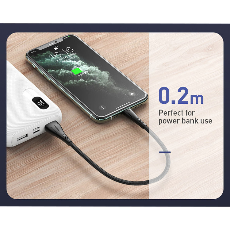 کابل تبدیل USB به لایتنینگ مک دودو مدل CA-7440 طول 0.2 متر