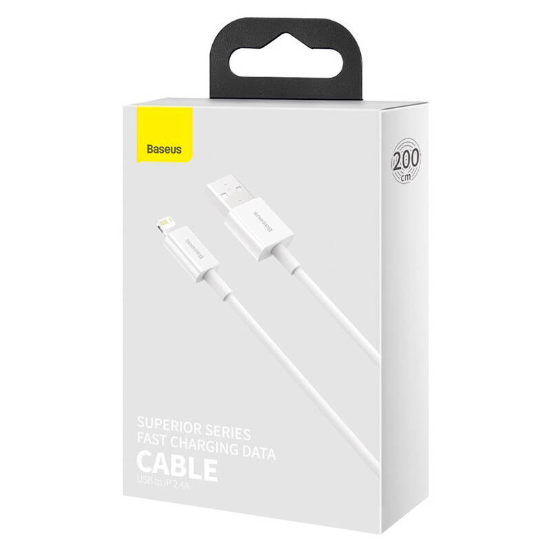 کابل تبدیل USB به لایتنینگ باسئوس مدل FAST-CALYS طول 2 متر