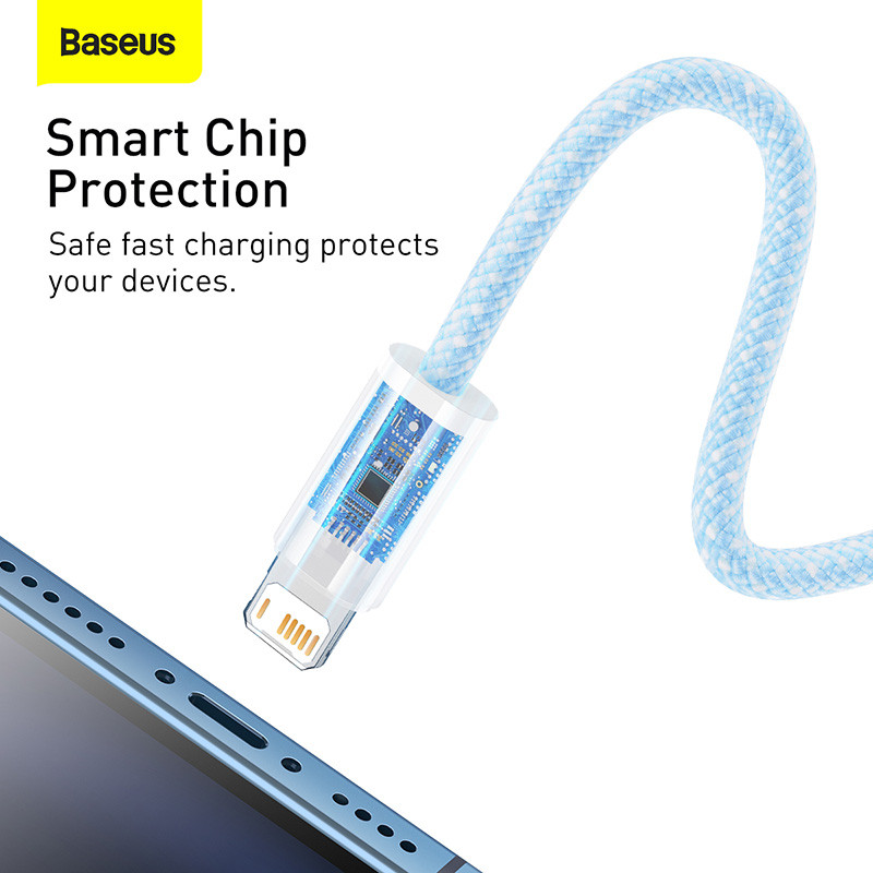 کابل تبدیل USB به لایتنینگ باسئوس مدل CALD0005 طول 2 متر