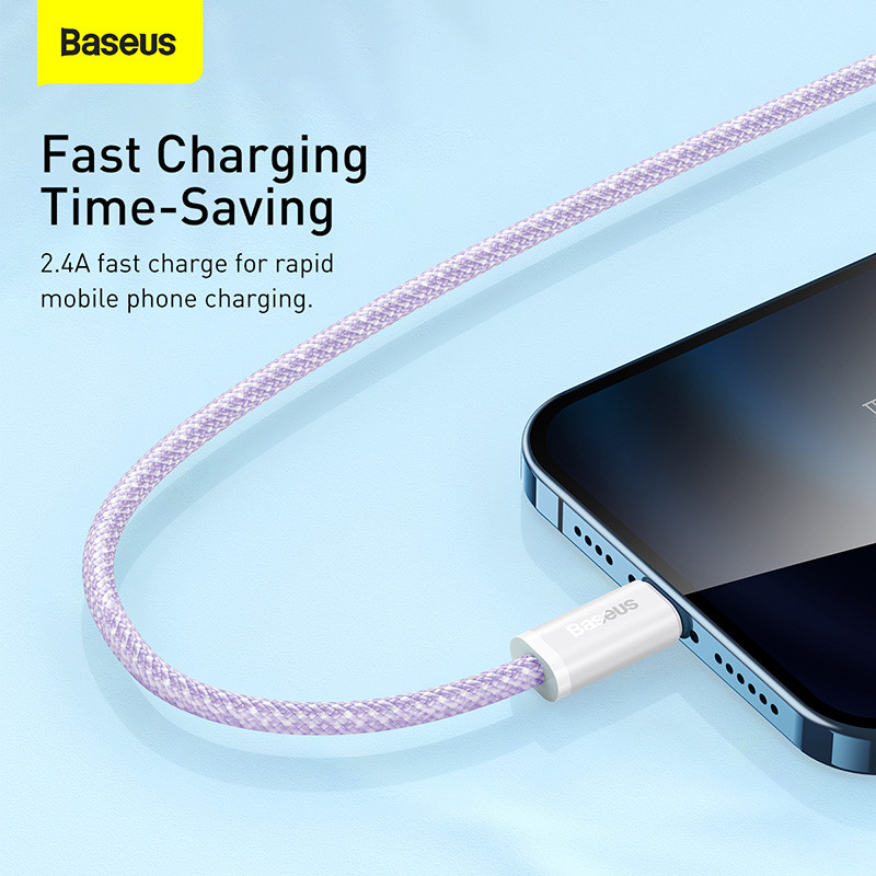کابل تبدیل USB به لایتنینگ باسئوس مدل CALD0005 طول 2 متر