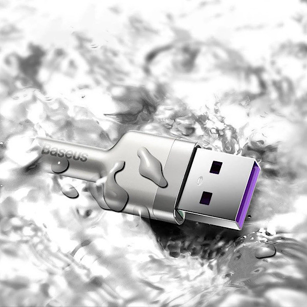 کابل تبدیل USB به USB-C بیسوس مدل CAKF000201 66W طول 2 متر