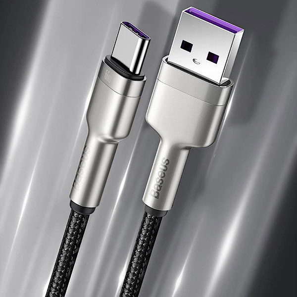 کابل تبدیل USB به USB-C بیسوس مدل CAKF000201 66W طول 2 متر
