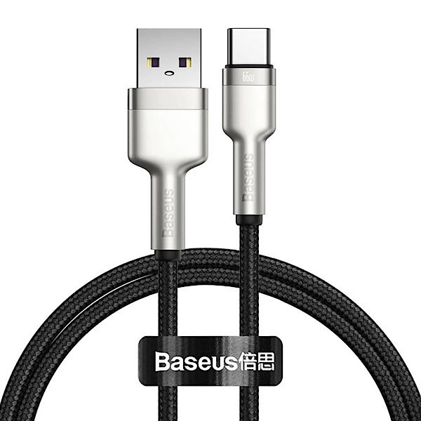 کابل تبدیل USB به USB-C بیسوس مدل CAKF000201 66W طول 2 متر