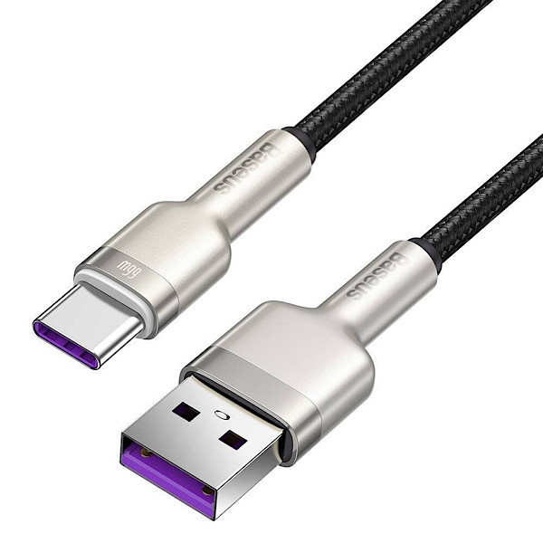 کابل تبدیل USB به USB-C بیسوس مدل CAKF000201 66W طول 2 متر
