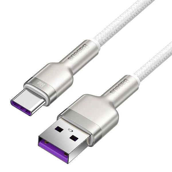 کابل تبدیل USB به USB-C بیسوس مدل CAKF000201 66W طول 2 متر