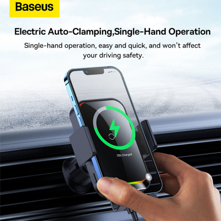 پایه نگهدارنده شارژر گوشی موبایل باسئوس مدل HALO ELECTRIC