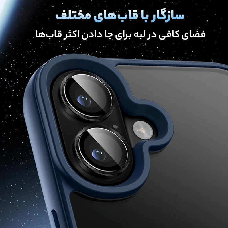 محافظ لنز دوربین گرین لاین مدل GNCMHDP16PS مناسب برای گوشی موبایل اپل iPhone 16 / 16 Plus