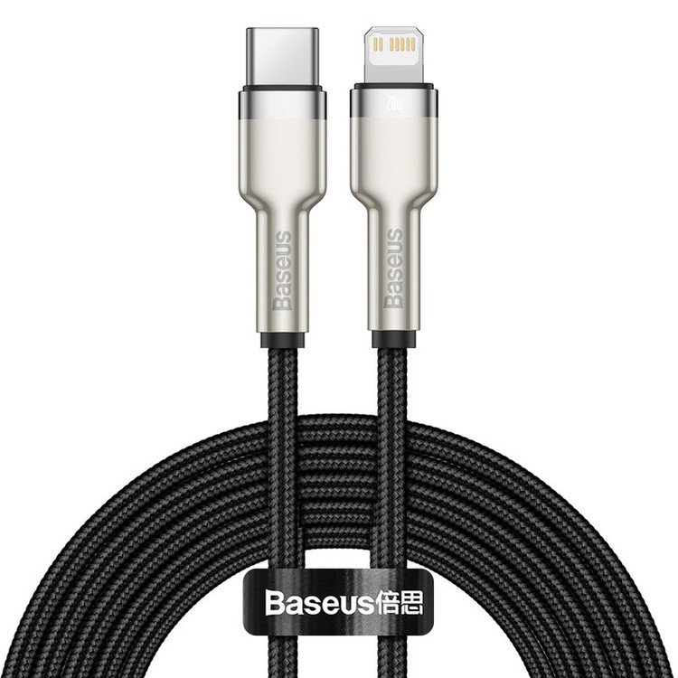 کابل تبدیل USB-C به لایتنینگ باسئوس مدل CATLJK-B0 طول 2 متر
