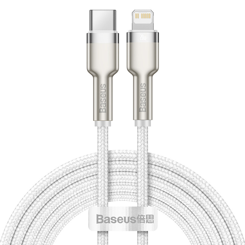 کابل تبدیل USB-C به لایتنینگ باسئوس مدل CATLJK-B0 طول 2 متر