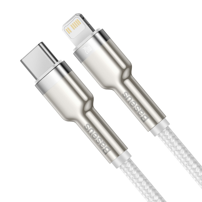 کابل تبدیل USB-C به لایتنینگ باسئوس مدل CATLJK-B0 طول 2 متر