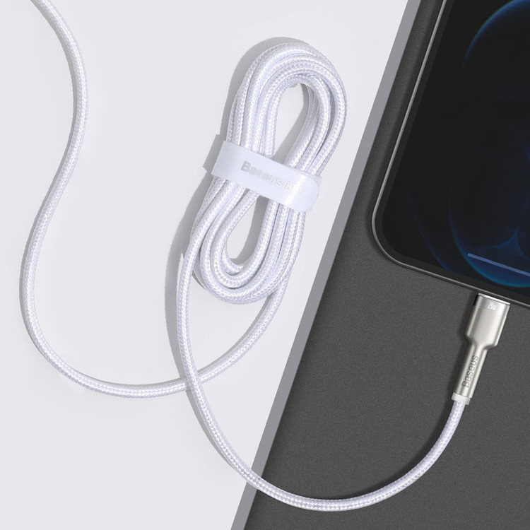 کابل تبدیل USB-C به لایتنینگ باسئوس مدل CATLJK-B0 طول 2 متر
