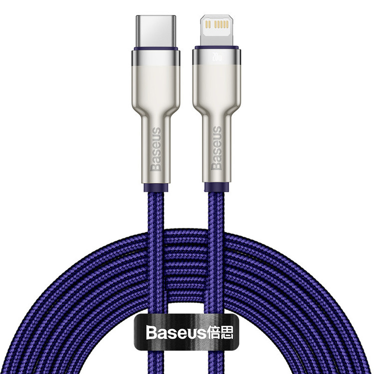 کابل تبدیل USB-C به لایتنینگ باسئوس مدل CATLJK-B0 طول 2 متر