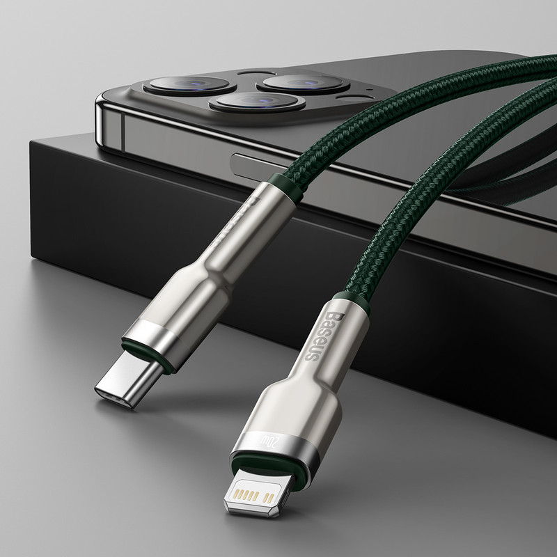 کابل تبدیل USB-C به لایتنینگ باسئوس مدل CATLJK-B0 طول 2 متر