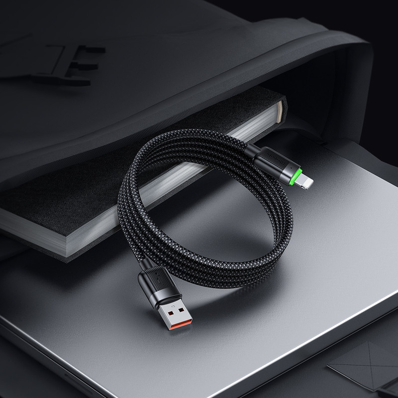 کابل تبدیل USB به لایتنینگ مک دودو مدل CA-600 Magnetic Self-Winding طول 1.2 متر