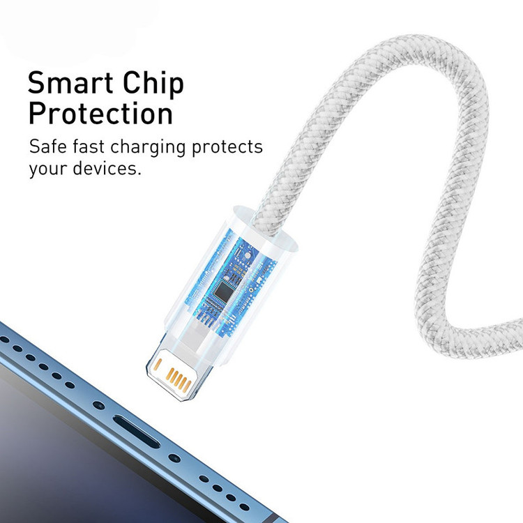 کابل تبدیل USB به لایتنینگ باسئوس مدل CALD000402 طول 1 متر