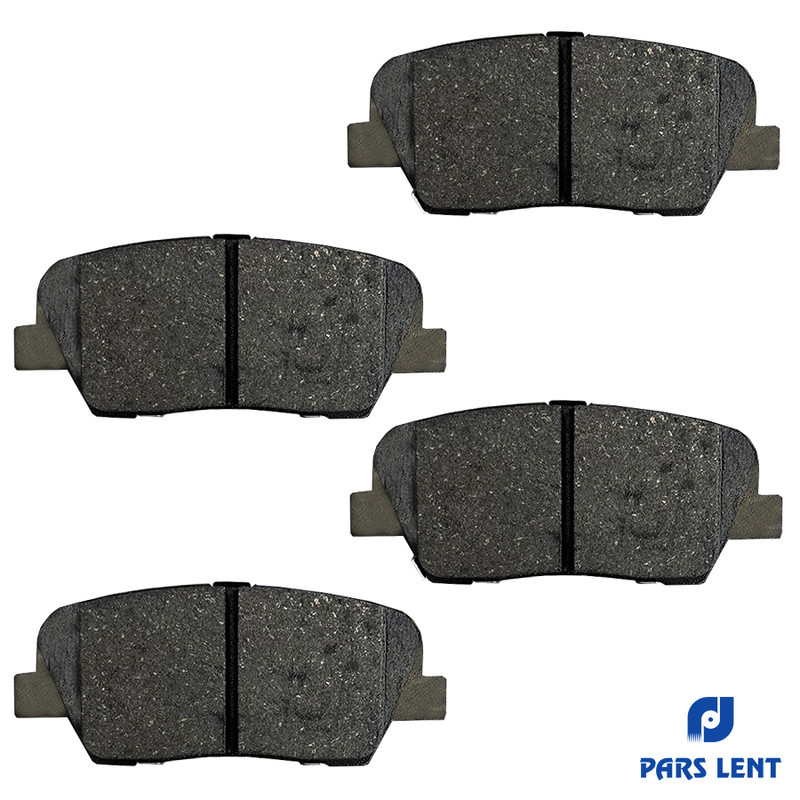 لنت ترمز عقب خودرو لنت پارس کد 1-80159 دو جفت مناسب برای بهمن موتور پیکاپ G9