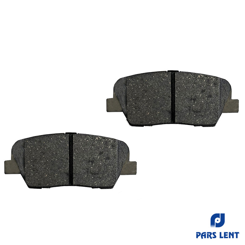 لنت ترمز عقب خودرو لنت پارس کد 1-80159 دو جفت مناسب برای بهمن موتور پیکاپ G9