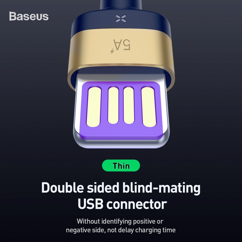 کابل تبدیل USB به USB-C باسئوس مدل CATKLF-PV3 طول 1 متر