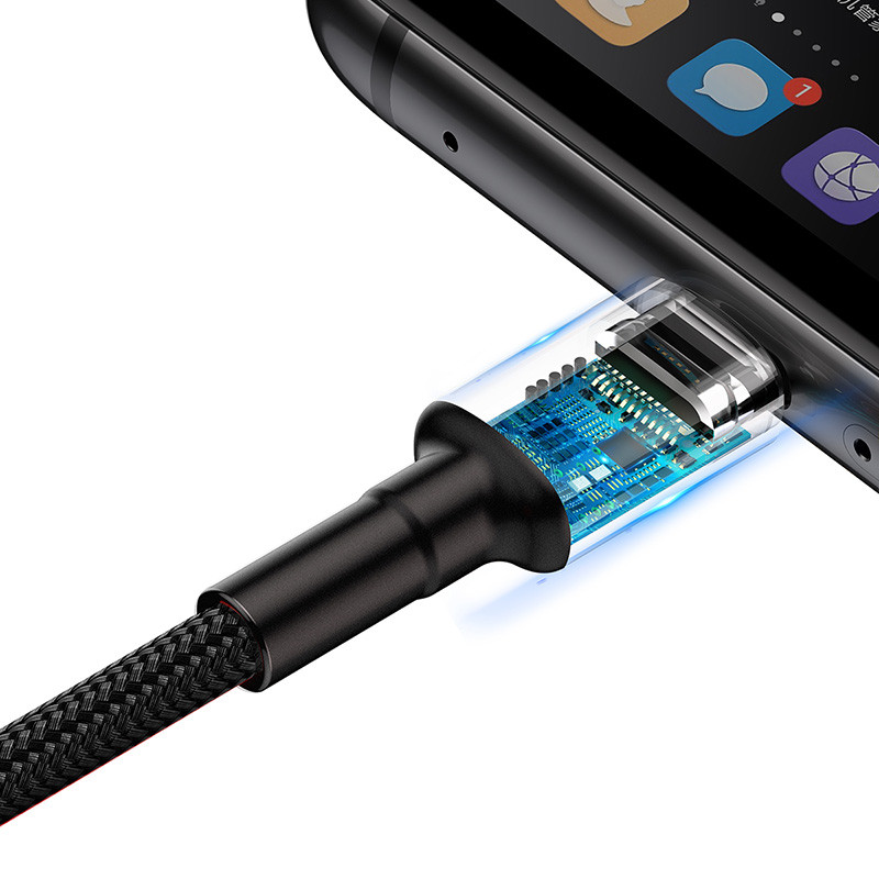 کابل تبدیل USB به USB-C باسئوس مدل CATKLF-PV3 طول 1 متر