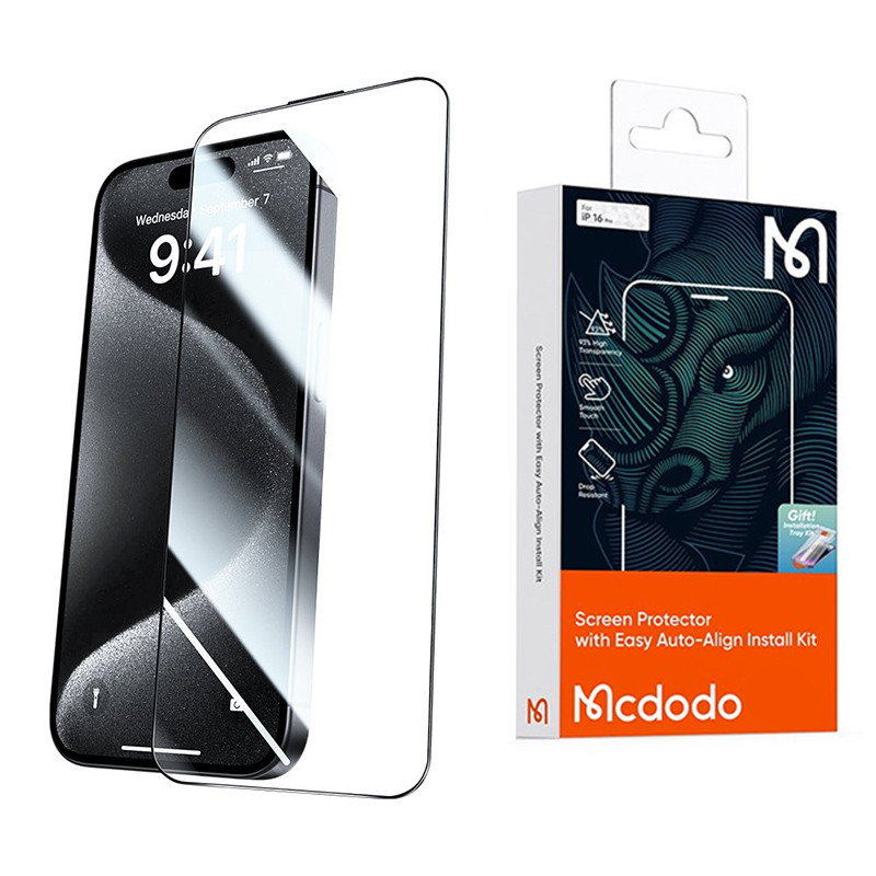 محافظ صفحه نمایش مک دودو مدل PF-6863 مناسب برای گوشی موبایل اپل iPhone 16 PRO MAX
