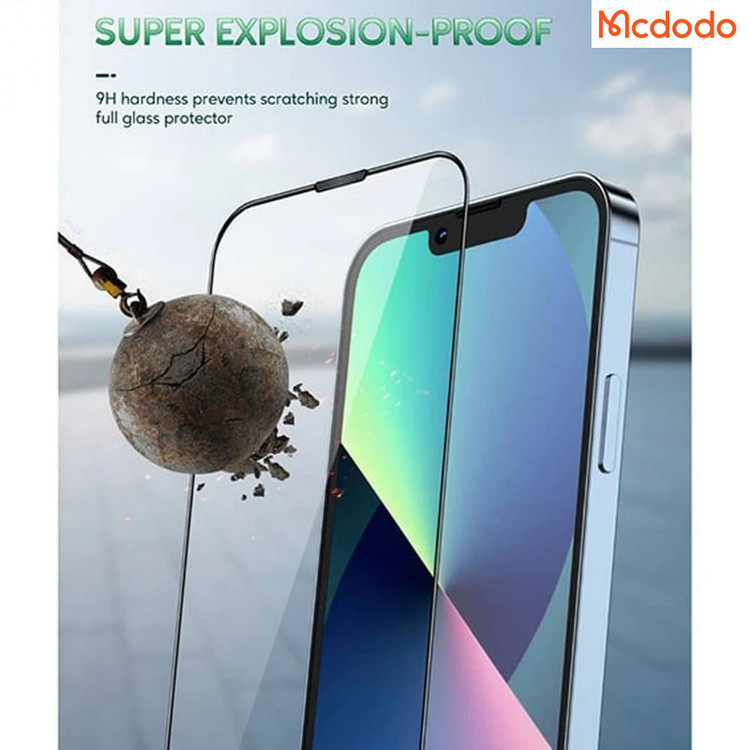 محافظ صفحه نمایش مک دودو مدل PF-4303 مناسب برای گوشی موبایل اپل iPhone 13 Pro Max / 14 Plus بسته دو عددی