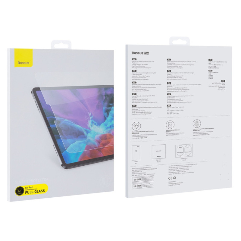 محافظ صفحه نمایش باسئوس مدل SGBL021302 مناسب برای تبلت اپل iPad 5 2018 9.7inch