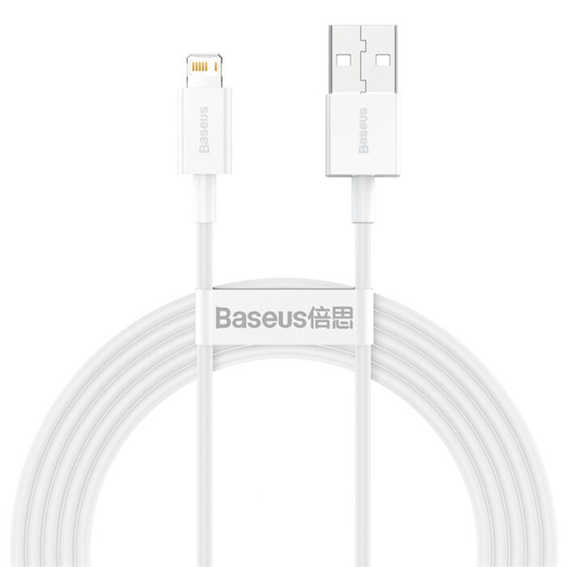 کابل تبدیل USB به لایتنینگ باسئوس مدل Superior طول 2 متر
