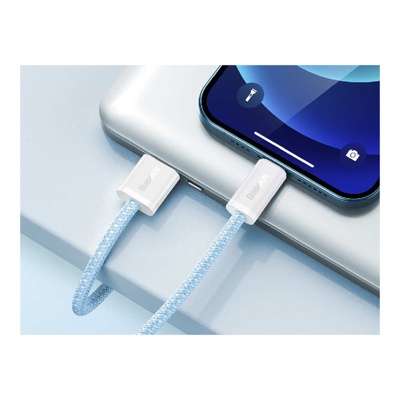 کابل USB به لایتنینگ باسئوس مدل Daynamic Series Fast Charging Data طول 1 متر