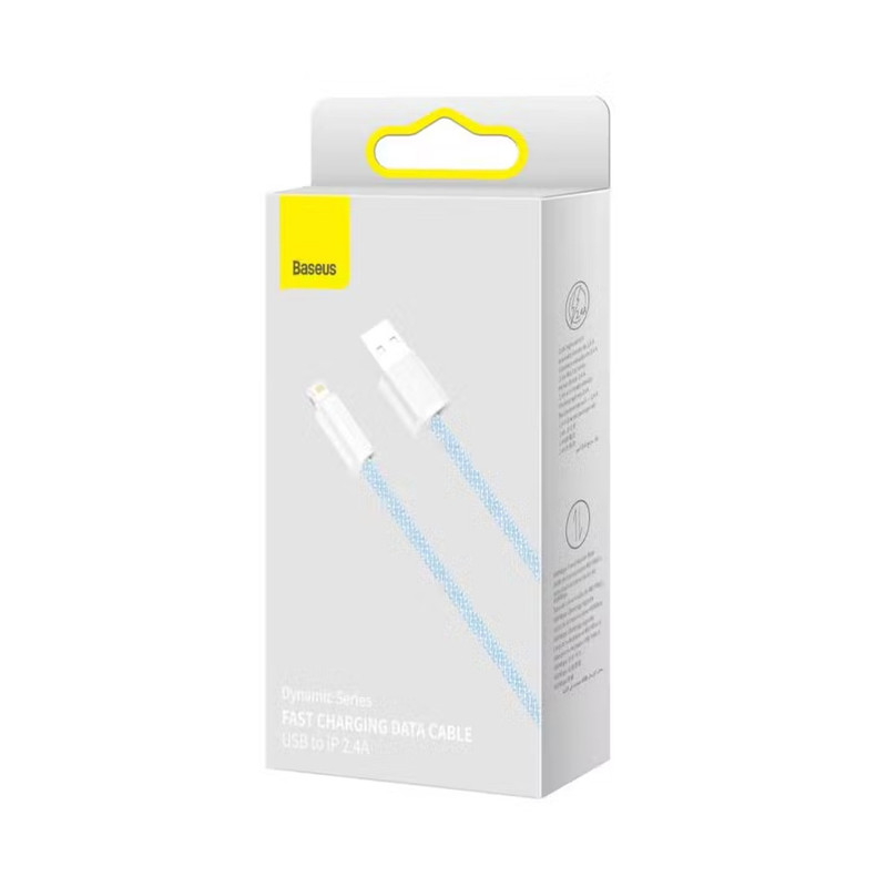 کابل USB به لایتنینگ باسئوس مدل Daynamic Series Fast Charging Data طول 1 متر
