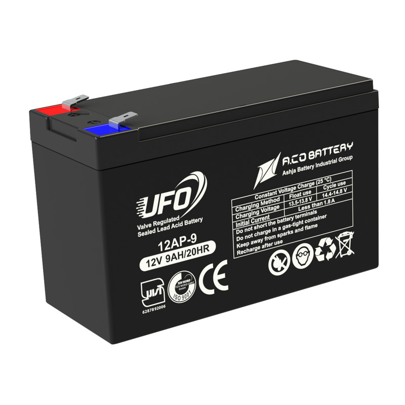 باتری یو پی اس 12 ولت 9 آمپر یوفو مدل Aco-12v-9